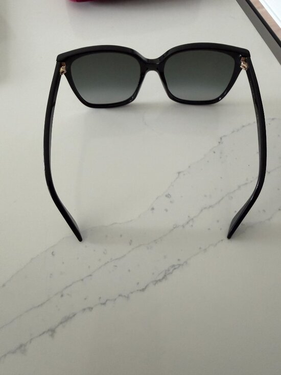 Gucci Black Oversized Square Sunglasses GG0022S 001 main image 5